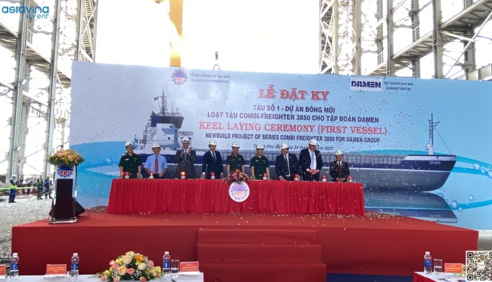Lễ Đặt ky - Tàu số 1, Dự án đóng mới Loạt tàu Combi Freighter 3850 cho Tập đoàn Damen
